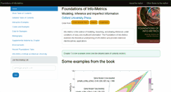 Desktop Screenshot of info-metrics.org